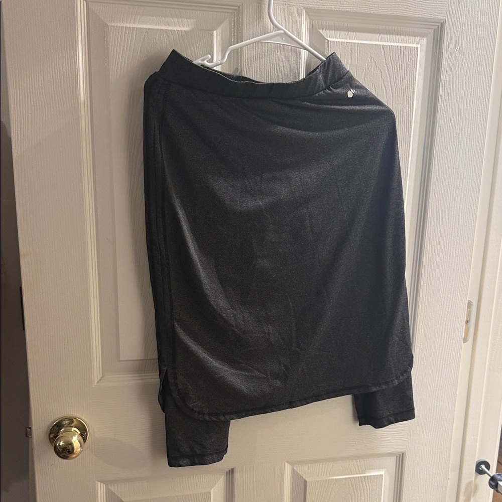 Women's Asymmetrical Black Skirt - Sleek Everyday Style